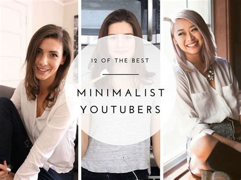 minimalist youtuber|More.